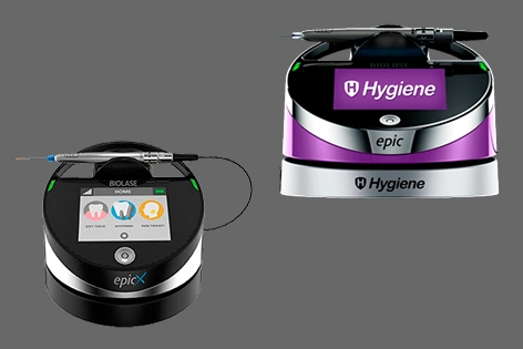 Dental laser devices used for gum therapy and professional cleanings